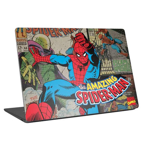 Marvel Classic Comics Amazing Spider-Man Collage Universal Laptop 16.6in (13.4 x 9.7in) Skin
